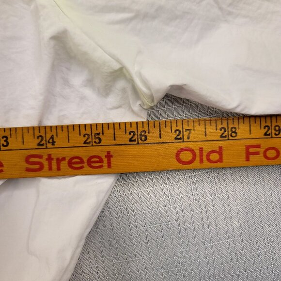 ASOS DESIGN x Christian Cowan Curve logo track top Neon Yellow White Crop 18 - Picture 11 of 13